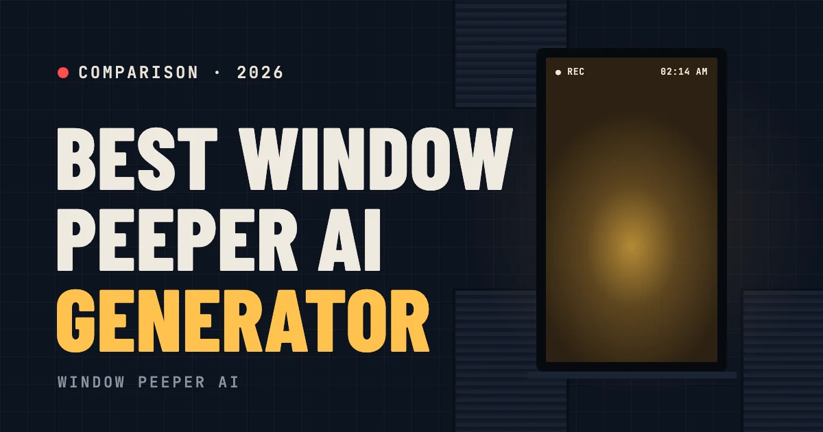 Best Window Peeper AI Generator in 2026: 4 Ways to Make the Trend Compared